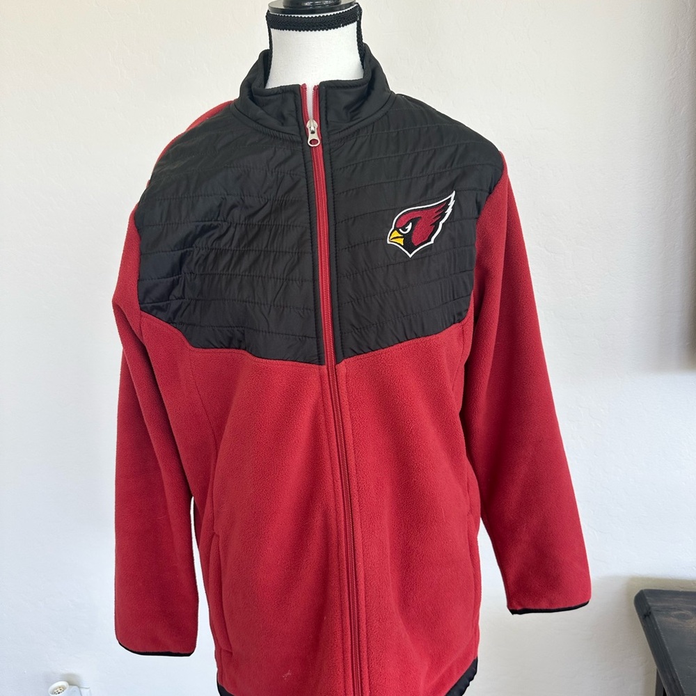NFL Team Apparel Red Fleece Jacket